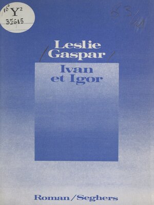 cover image of Ivan et Igor